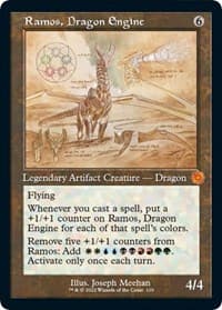 Ramos, Dragon Engine (Schematic) - The Brothers' War: Retro Frame Artifacts - Magic: The Gathering card