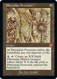 Phyrexian Processor (Schematic) - The Brothers' War: Retro Frame Artifacts - Magic: The Gathering card