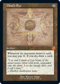 Mind's Eye (Schematic) - The Brothers' War: Retro Frame Artifacts - Magic: The Gathering card