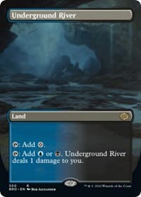 Underground River (Borderless) - The Brothers' War - Magic: The Gathering card