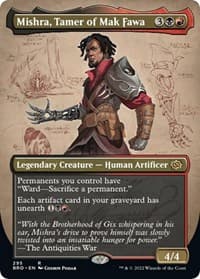 Mishra, Tamer of Mak Fawa (Borderless) - The Brothers' War - Magic: The Gathering card