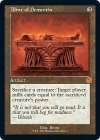 Altar of Dementia - The Brothers' War: Retro Frame Artifacts - Magic: The Gathering card