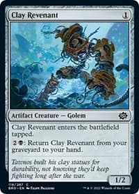 Clay Revenant - The Brothers' War - Magic: The Gathering card