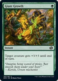 Giant Growth - The Brothers' War - Magic: The Gathering card