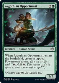 Argothian Opportunist - The Brothers' War - Magic: The Gathering card