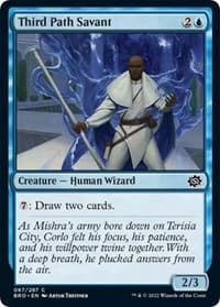 Third Path Savant - The Brothers' War - Magic: The Gathering card