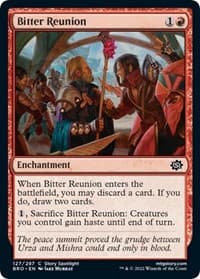 Bitter Reunion - The Brothers' War - Magic: The Gathering card