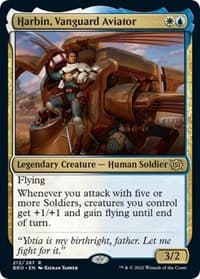 Harbin, Vanguard Aviator - The Brothers' War - Magic: The Gathering card
