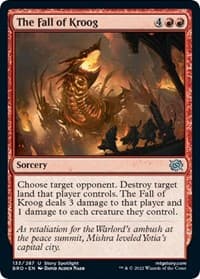 The Fall of Kroog - The Brothers' War - Magic: The Gathering card