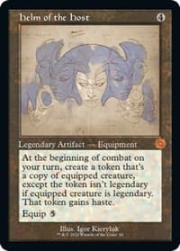 Helm of the Host (Schematic) - The Brothers' War: Retro Frame Artifacts - Magic: The Gathering card