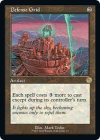 Defense Grid - The Brothers' War: Retro Frame Artifacts - Magic: The Gathering card