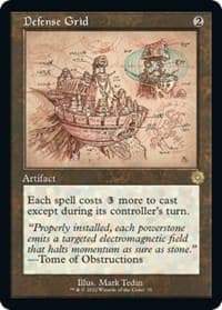 Defense Grid (Schematic) - The Brothers' War: Retro Frame Artifacts - Magic: The Gathering card