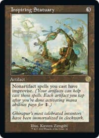 Inspiring Statuary - The Brothers' War: Retro Frame Artifacts - Magic: The Gathering card