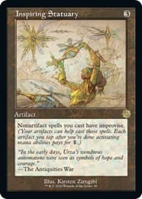 Inspiring Statuary (Schematic) - The Brothers' War: Retro Frame Artifacts - Magic: The Gathering card