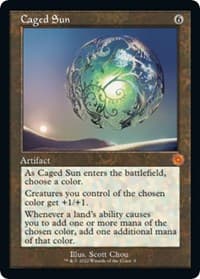 Caged Sun - The Brothers' War: Retro Frame Artifacts - Magic: The Gathering card