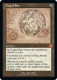 Caged Sun (Schematic) - The Brothers' War: Retro Frame Artifacts - Magic: The Gathering card