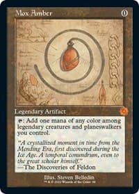 Mox Amber (Schematic) - The Brothers' War: Retro Frame Artifacts - Magic: The Gathering card