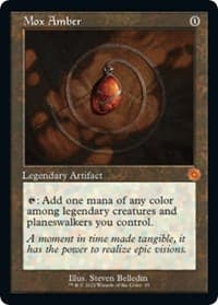 Mox Amber - The Brothers' War: Retro Frame Artifacts - Magic: The Gathering card
