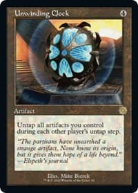 Unwinding Clock - The Brothers' War: Retro Frame Artifacts - Magic: The Gathering card
