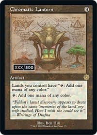Chromatic Lantern (Schematic) (Serial Numbered) - The Brothers' War: Retro Frame Artifacts - Magic: The Gathering card