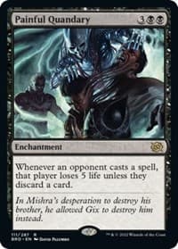 Painful Quandary - The Brothers' War - Magic: The Gathering card