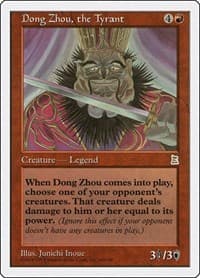 Dong Zhou, the Tyrant - Portal Three Kingdoms - Magic: The Gathering card