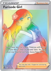 Furisode Girl (Secret) - SWSH12: Silver Tempest - Pokemon card