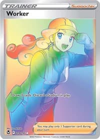 Worker (Secret) - SWSH12: Silver Tempest - Pokemon card