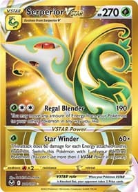 Serperior VSTAR (Secret) (210) - SWSH12: Silver Tempest - Pokemon card