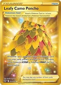 Leafy Camo Poncho (Secret) - SWSH12: Silver Tempest - Pokemon card