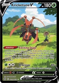 Kricketune V - SWSH12: Silver Tempest Trainer Gallery - Pokemon card