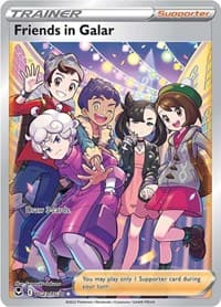 Friends in Galar - SWSH12: Silver Tempest Trainer Gallery - Pokemon card