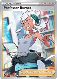 Professor Burnet - SWSH12: Silver Tempest Trainer Gallery - Pokemon card