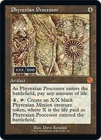 Phyrexian Processor (Schematic) (Serial Numbered) - The Brothers' War: Retro Frame Artifacts - Magic: The Gathering card
