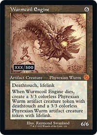 Wurmcoil Engine (Schematic) (Serial Numbered) - The Brothers' War: Retro Frame Artifacts - Magic: The Gathering card