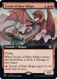 Tyrant of Kher Ridges (Extended Art) - The Brothers' War - Magic: The Gathering card