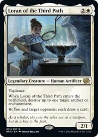 Loran of the Third Path - The Brothers' War - Magic: The Gathering card