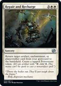 Repair and Recharge - The Brothers' War - Magic: The Gathering card