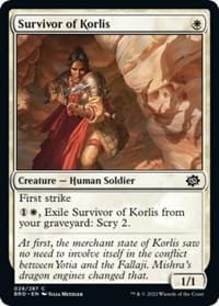 Survivor of Korlis - The Brothers' War - Magic: The Gathering card