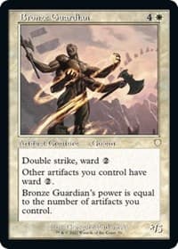 Bronze Guardian (Retro Frame) - Commander: The Brothers' War - Magic: The Gathering card