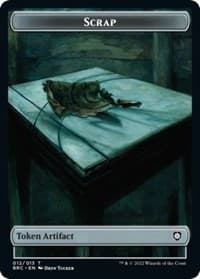 Scrap // Powerstone Double-Sided Token - Commander: The Brothers' War - Magic: The Gathering card
