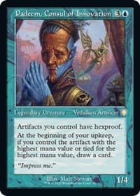 Padeem, Consul of Innovation (Retro Frame) - Commander: The Brothers' War - Magic: The Gathering card
