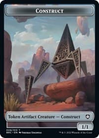 Construct (008) // Phyrexian Myr Double-Sided Token - Commander: The Brothers' War - Magic: The Gathering card