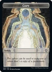 Copy // Powerstone Double-Sided Token - Commander: The Brothers' War - Magic: The Gathering card