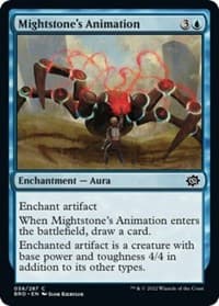 Mightstone's Animation - The Brothers' War - Magic: The Gathering card