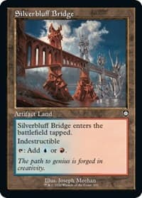 Silverbluff Bridge (Retro Frame) - Commander: The Brothers' War - Magic: The Gathering card