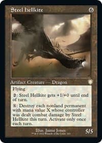 Steel Hellkite (Retro Frame) - Commander: The Brothers' War - Magic: The Gathering card