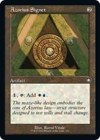 Azorius Signet (Retro Frame) - Commander: The Brothers' War - Magic: The Gathering card