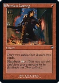 Faithless Looting (Retro Frame) - Commander: The Brothers' War - Magic: The Gathering card