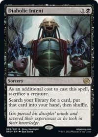 Diabolic Intent - The Brothers' War - Magic: The Gathering card